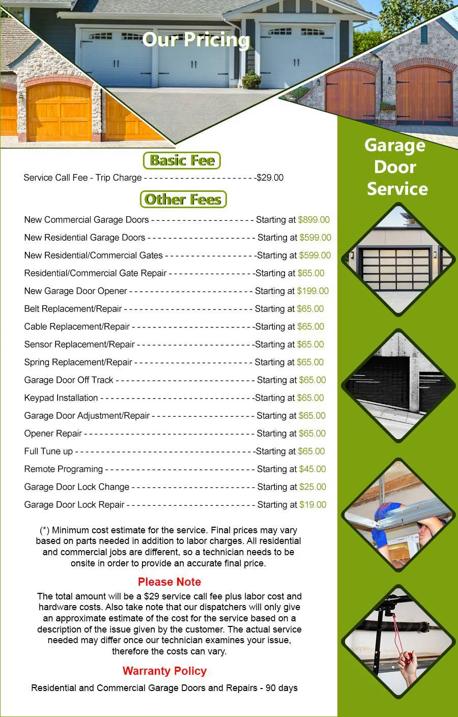 Galaxy Garage Door Service Largo, MD 301-861-2037